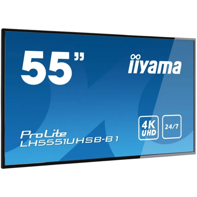 Profesjonalny monitor wielkoformatowy iiyama ProLite LH5551UHSB-B1 55